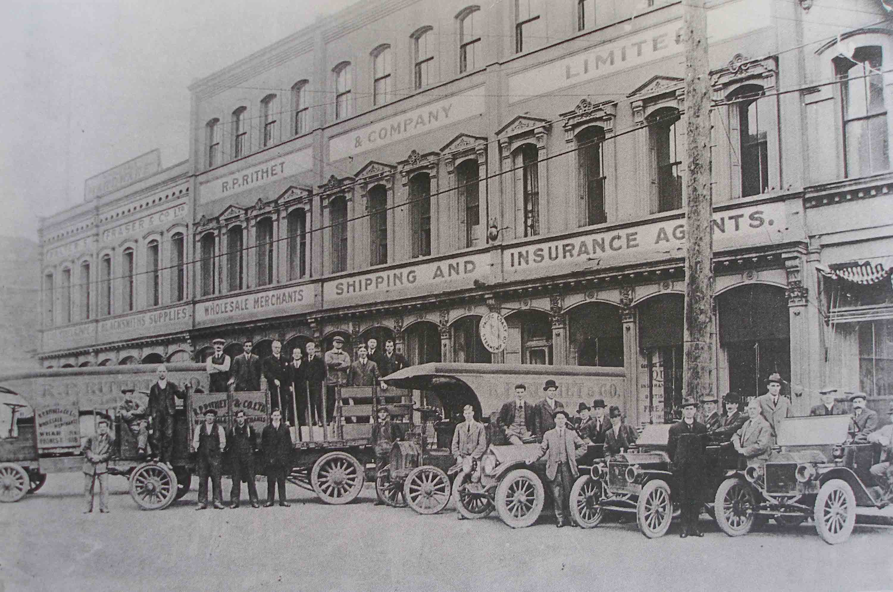 Rithet Building, Wharf Street, Victria, B.C., circa 1912